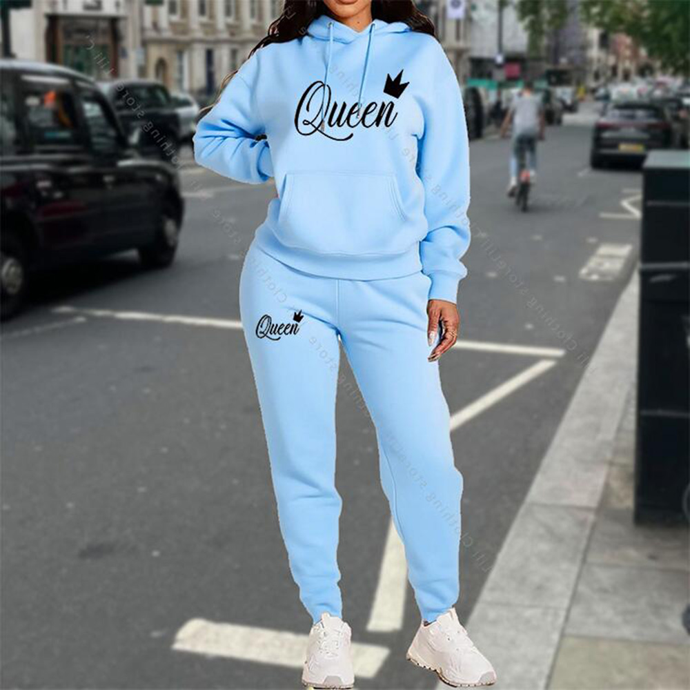 Streetwear Brand Aesthetic - Trainingsanzug Damenkleidung Herbst Winter Hoodies Hosen