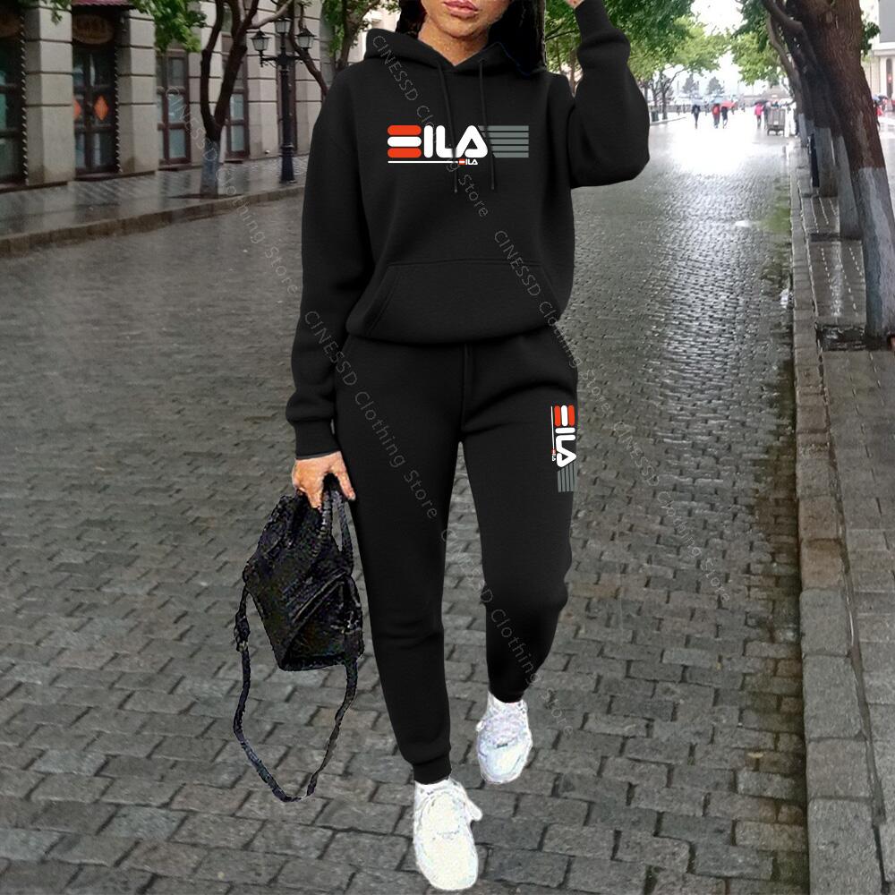 Streetwear Brand Aesthetic - Damenkleidung Herbst Winter Hoodies Hosen Mode