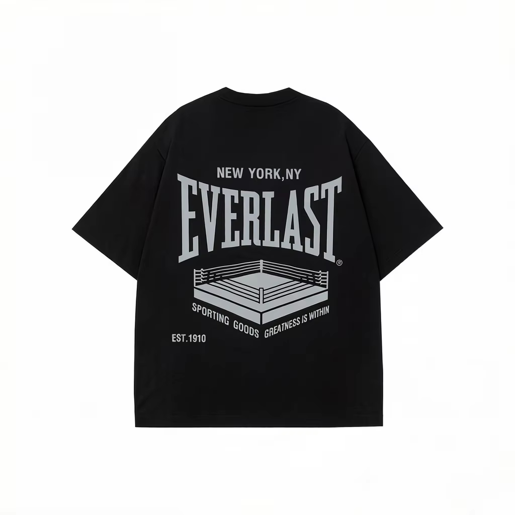 Streetwear Brand Rings - Boxring Heavyweight Brand T-Shirt Baumwolle Grafik-T-Shirt
