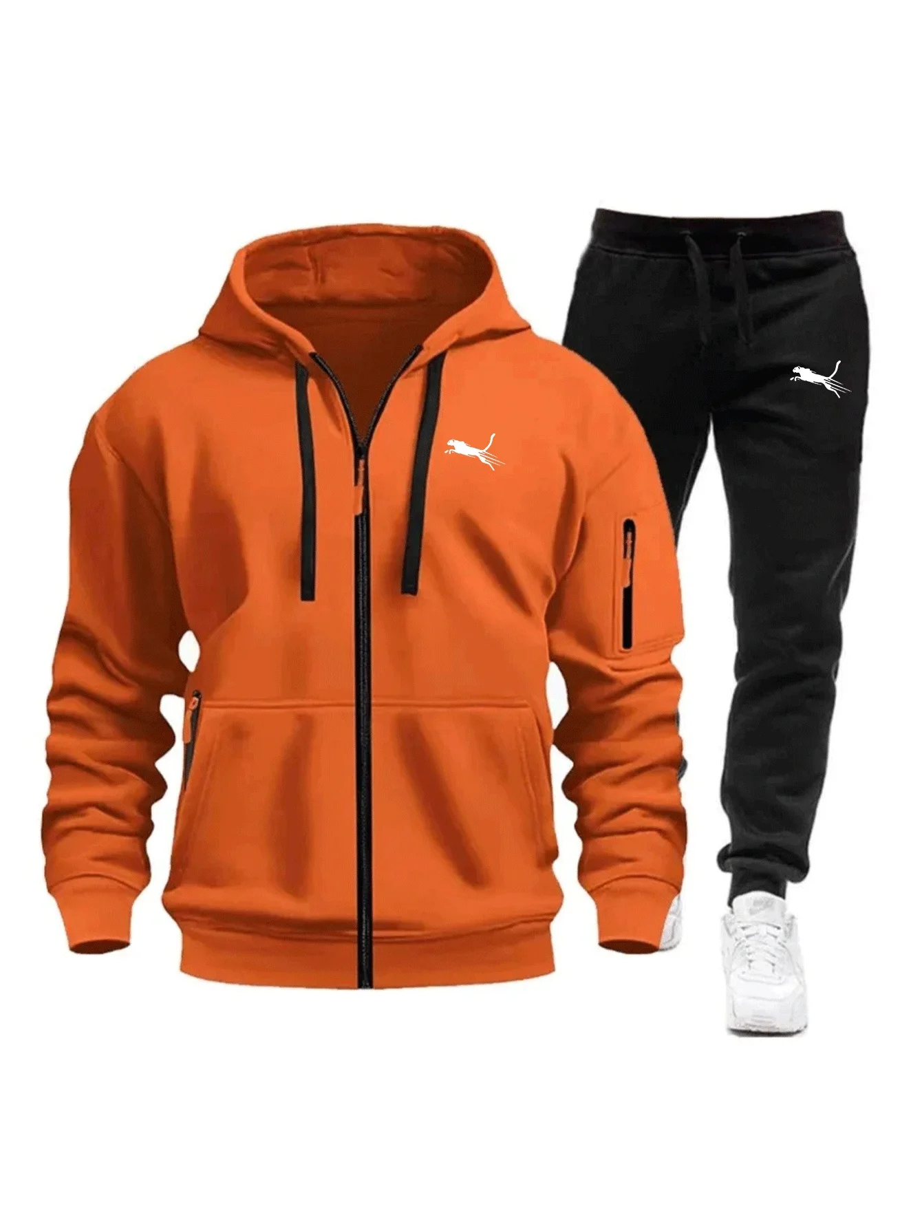 Streetwear Zipper - Herren Freizeit-Sweatshirt-Anzug Täglicher Reißverschluss-Hoodie Hochwertige 2026