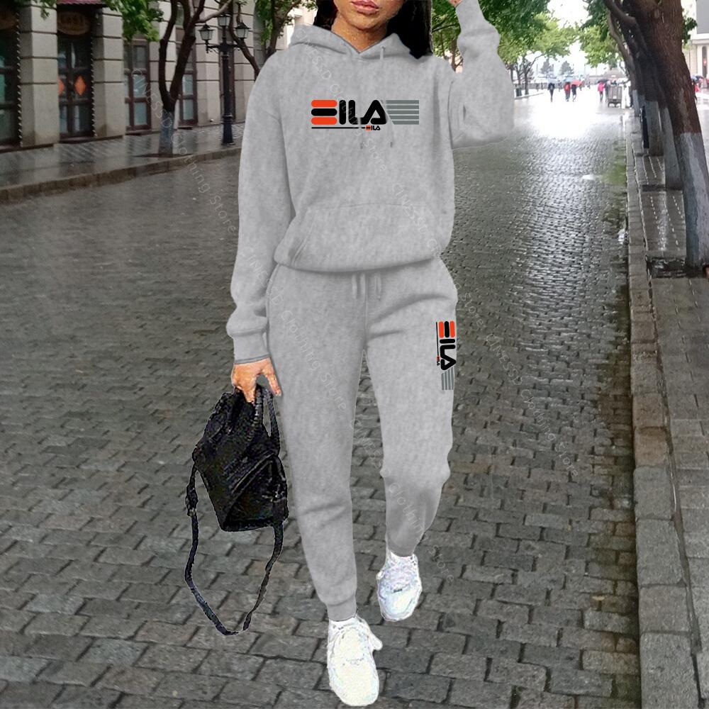Streetwear Brand Aesthetic - Damenkleidung Herbst Winter Hoodies Hosen Mode