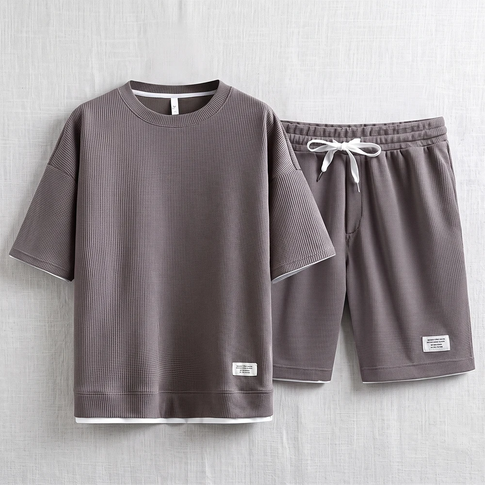 Sommer Herren Waffelstrick Tra – Streetwear Brand Shorts Bewertung und Preis