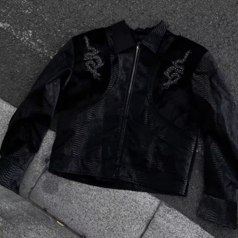 Herren Schwarze Jacke mit Schl – Streetwear Zipper Bewertung und Preis