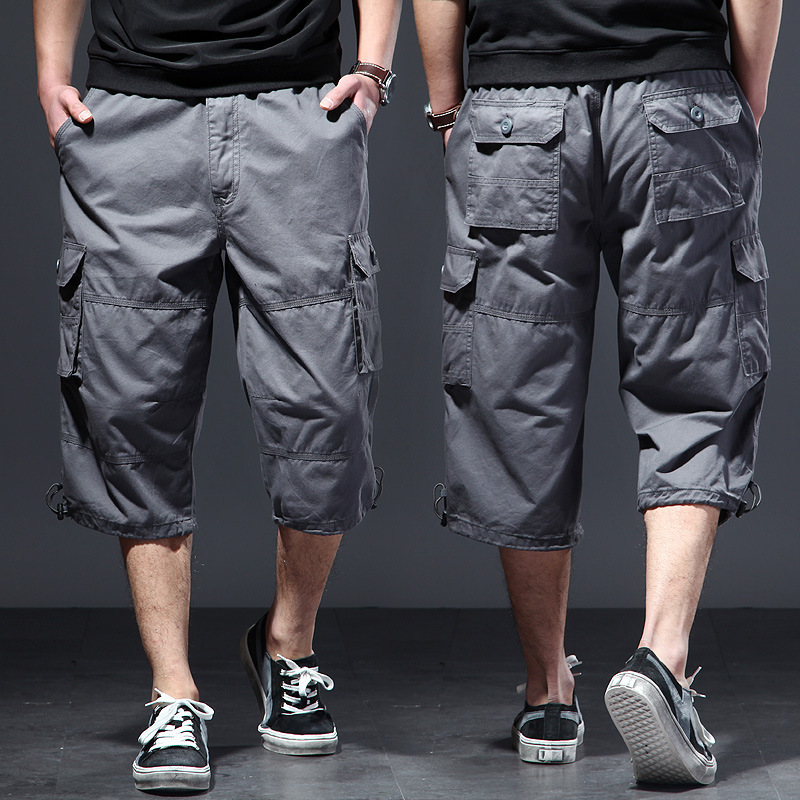 Herren Baumwoll-3/4-Hose, lock – Streetwear Brand Shorts Bewertung und Preis