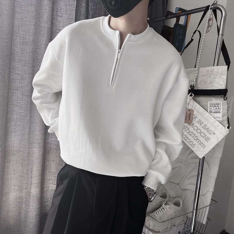 Herren Frühling Herbst Stehkra – Streetwear Brand Aesthetic Bewertung und Preis