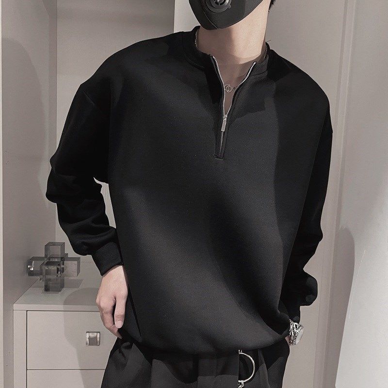 Herren Frühling Herbst Stehkra – Streetwear Brand Aesthetic Bewertung und Preis