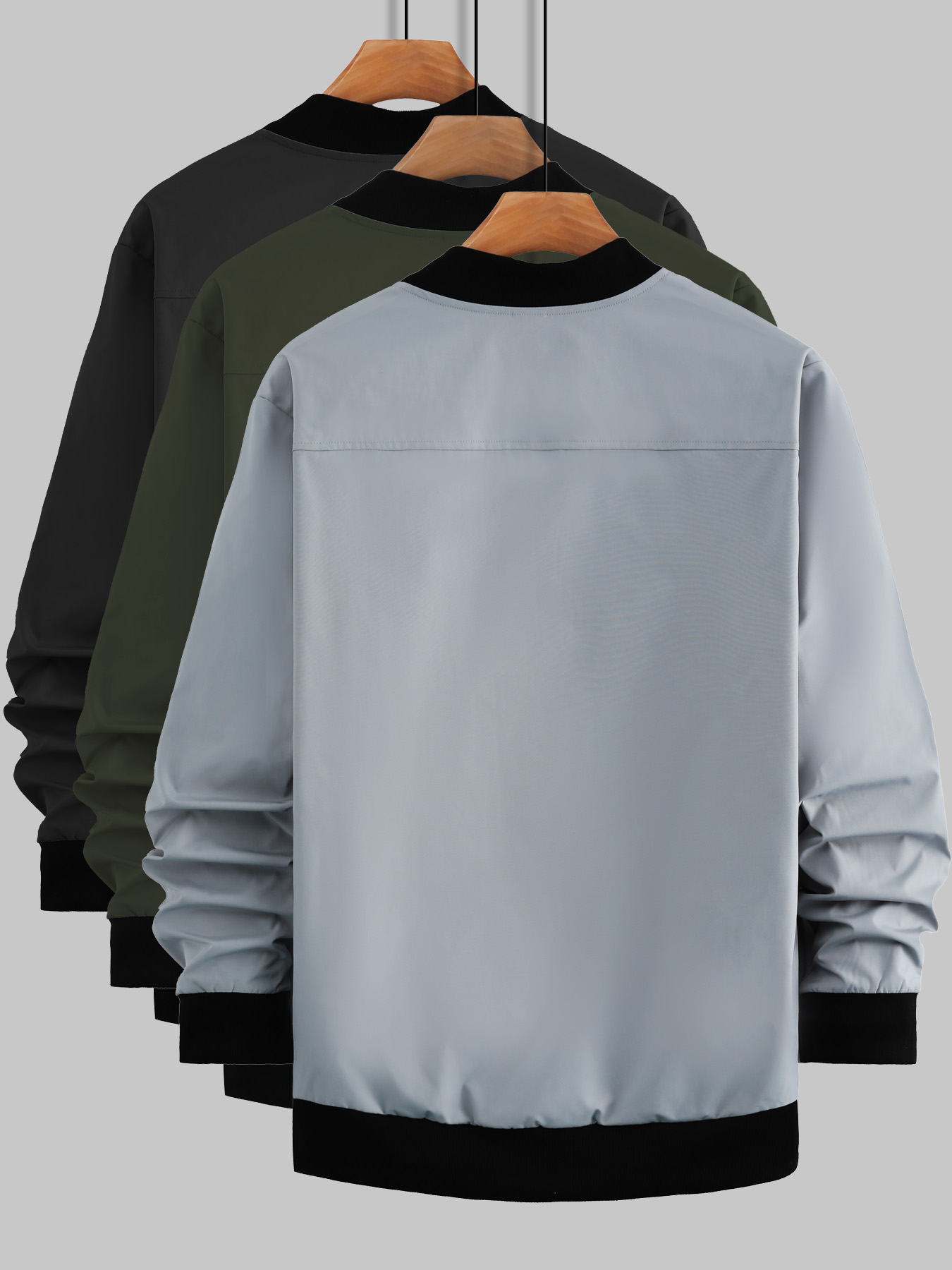 Herren-Baseballjacke mit Reißv – Streetwear Zipper Bewertung und Preis