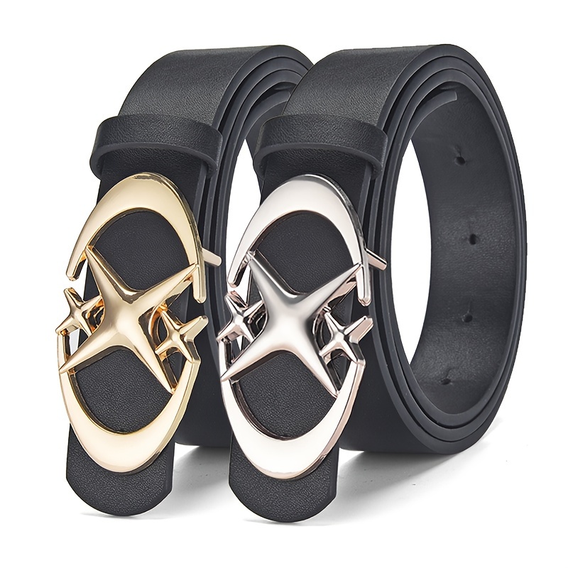 Männer Gürtel Punk Stern Schna – Off White Belt Bewertung und Preis