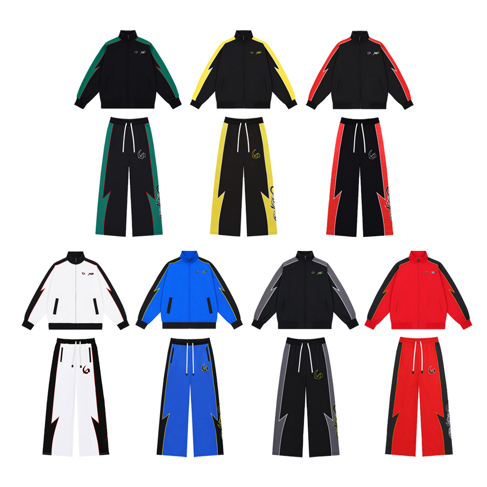 Y2k Streetwear Herren-Sets Zwe – Streetwear Zipper Bewertung und Preis