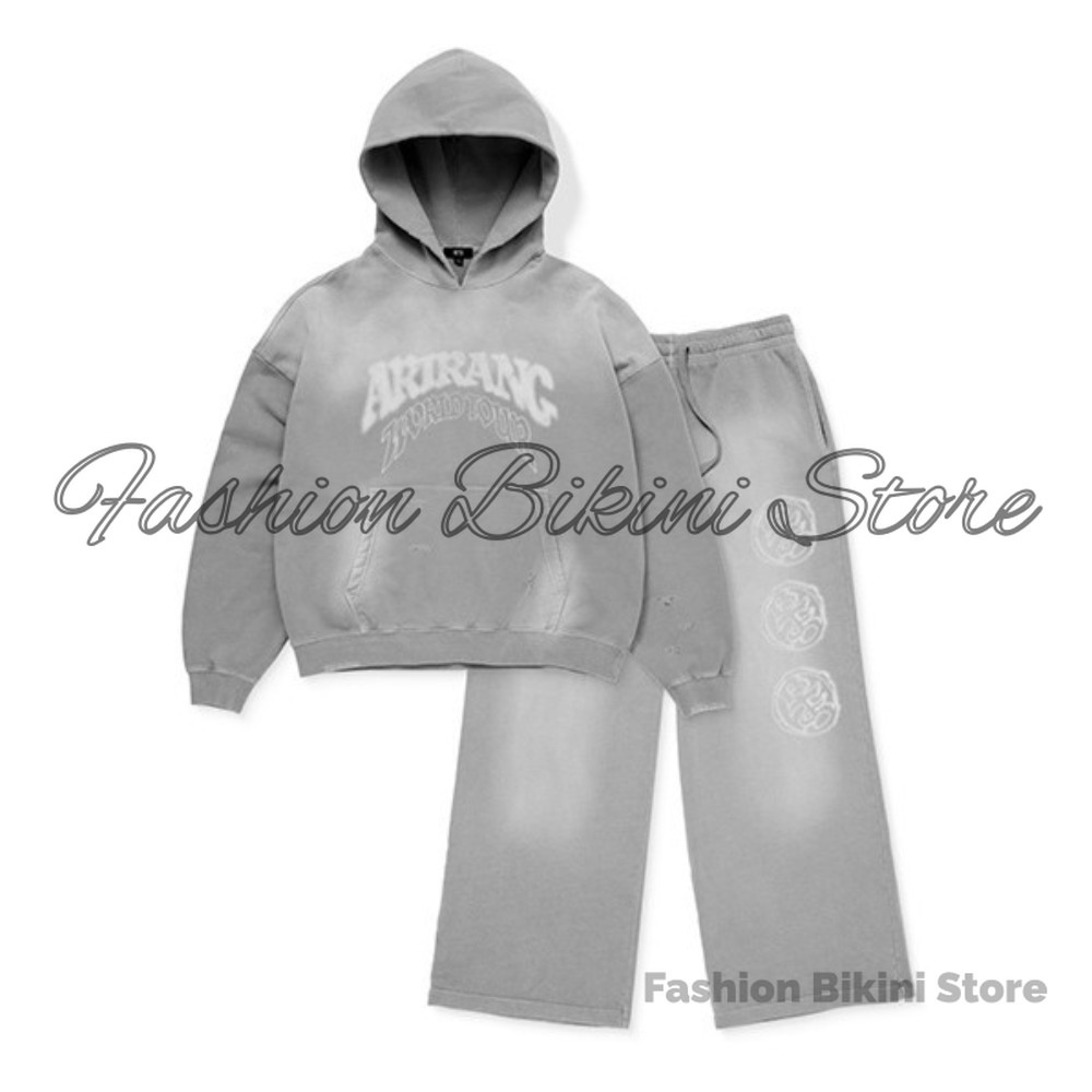 NEUER gewaschener grauer Retro – Streetwear Zipper Bewertung und Preis