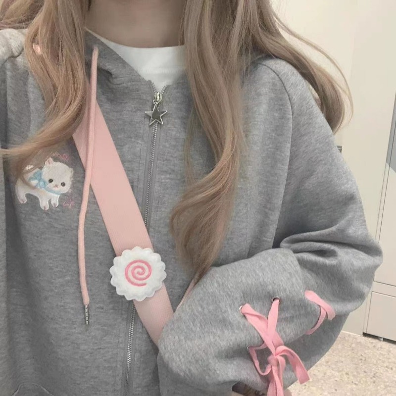 Y2k Damen Hoodie Jacke Süße sü – Streetwear Brand Y2K Bewertung und Preis