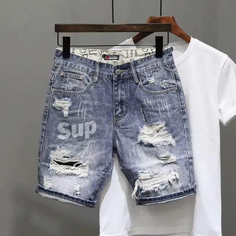 Herren kurze Jeans Hosen schwa – Streetwear Brand Shorts Bewertung und Preis